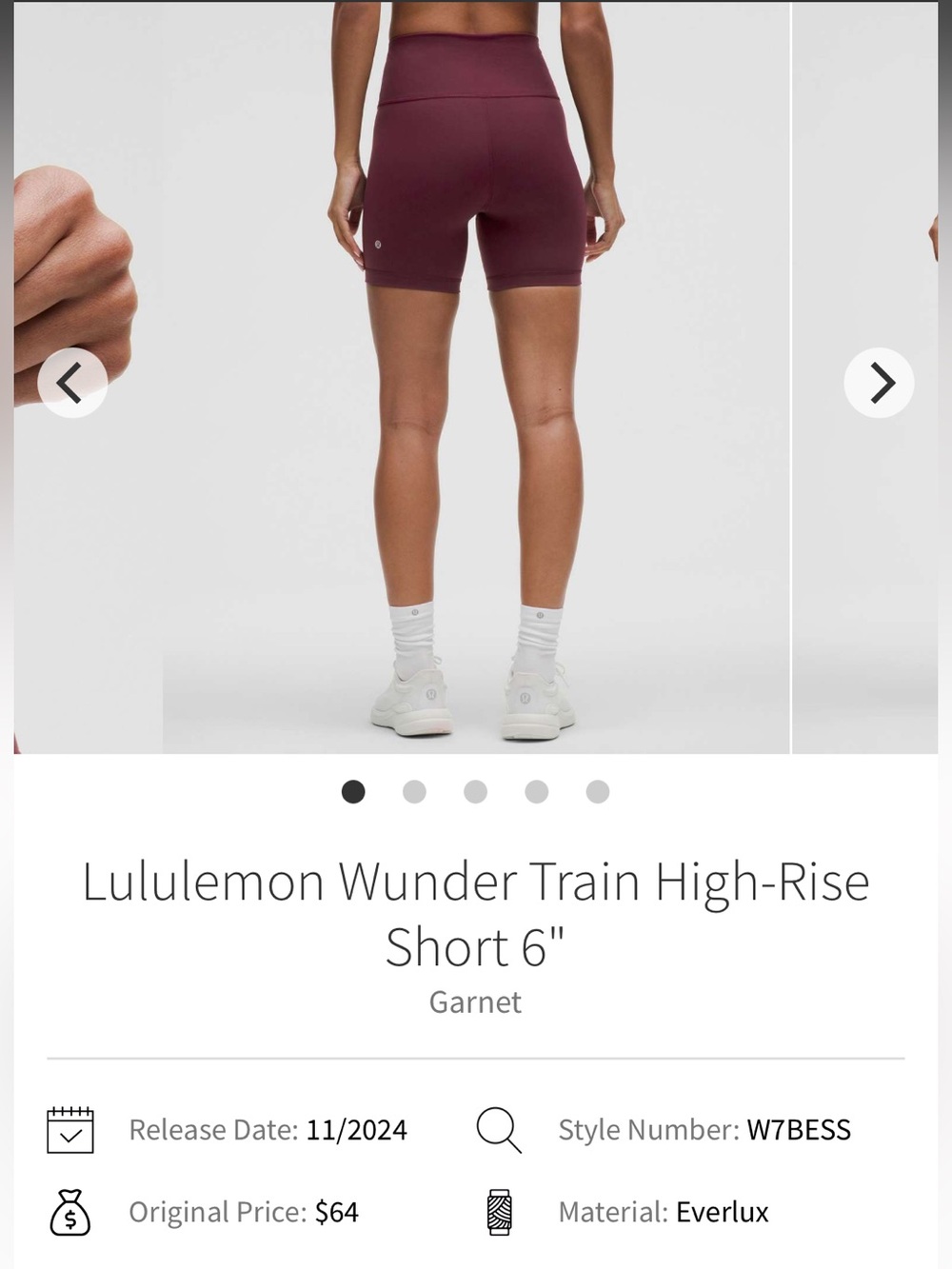 lululemon athletica Wunder Train High-Rise Bike Shorts — Black